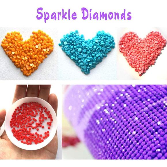 Diamond Painting Kits - Cow Diamond Art for Adults Kids Beginners 5D Art Kits - Picture 4 of 8